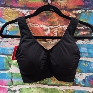 Spanx Reversible Black And Barley Tank Comfort Bra Size XL NEW WITH TAGS.